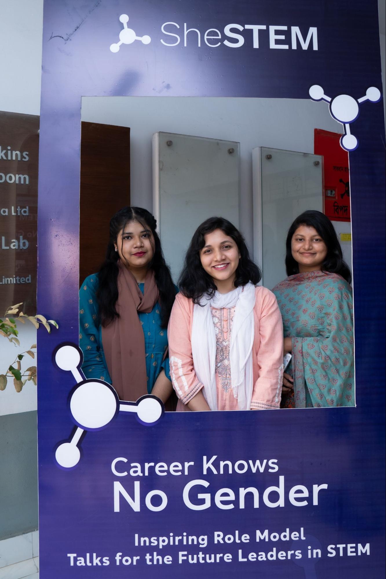 SheSTEM hosts a session at Dhaka University, inspiring and empowering the next generation of female STEM leaders with expert insights